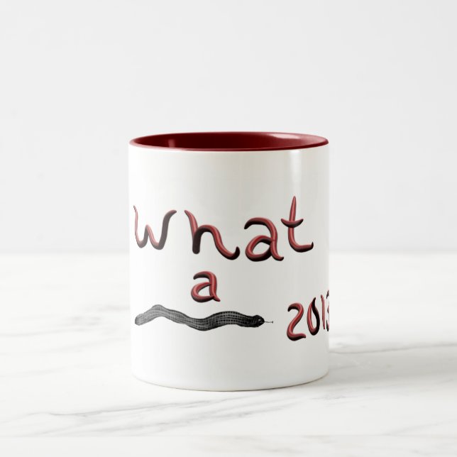 Taza Bicolor Año Nuevo chino de la serpiente 2013 (Centro)