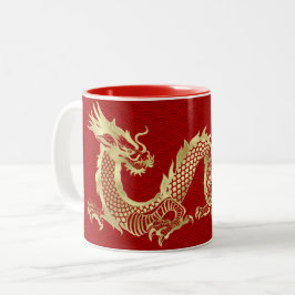 Taza Bicolor Año Nuevo Chino del Dragón 2024