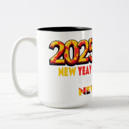 Taza Bicolor Año nuevo Mug soy nuevo