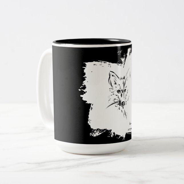 Taza Bicolor Anonimal 1 (Anverso izquierdo)