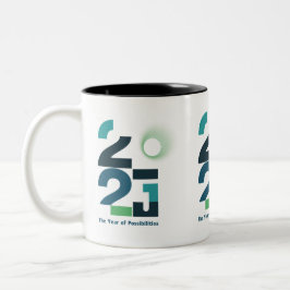 Taza Bicolor Años de posibilidades