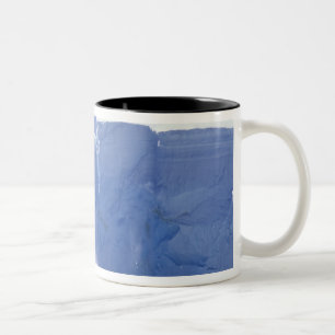 Taza Bicolor Antártida, Bahía Paradise, Formas de olas masivas