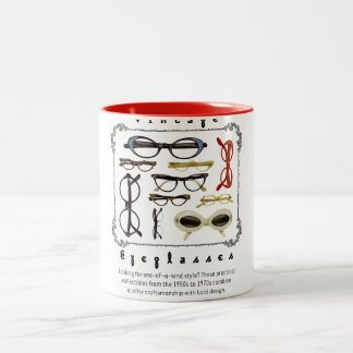 Taza Bicolor Anteojos Vintage 01