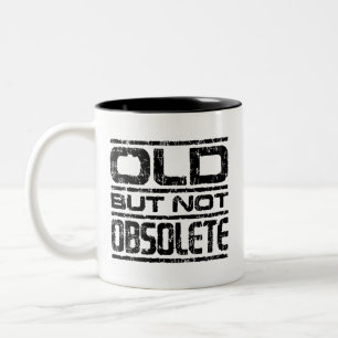 Taza Bicolor Antiguo Pero No Obsoleto