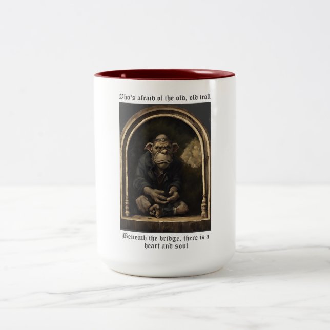 Taza Bicolor Antiguo Troll (Centro)