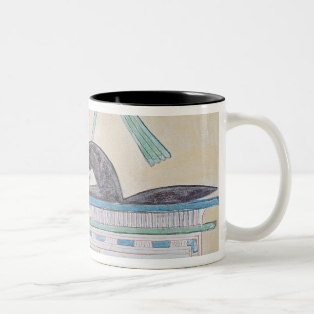 Taza Bicolor Anubis, dios egipcio de los muertos (Derecha)