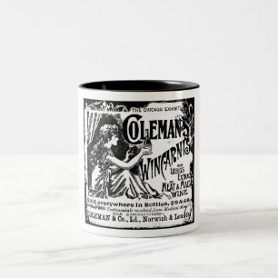 Taza Bicolor Anuncio tónico de Wincarnis