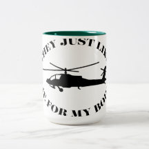 Apache Helicopter divertido mug