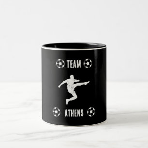Taza Bicolor Aparato de fútbol
