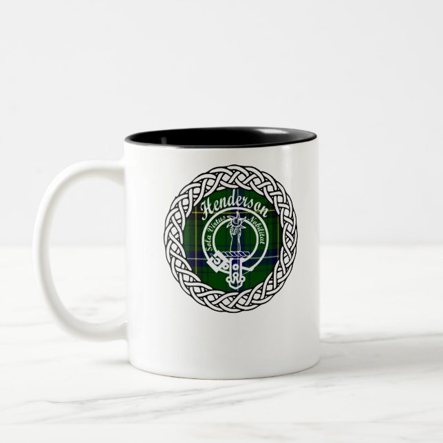 Taza Bicolor Apellido Henderson Tartancrest (Izquierda)