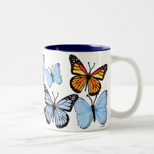 Taza Bicolor Apenas mariposas