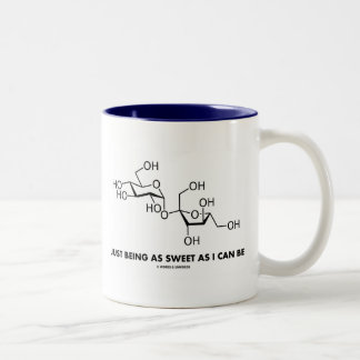 Taza Bicolor Apenas siendo tan dulce como puedo ser (la