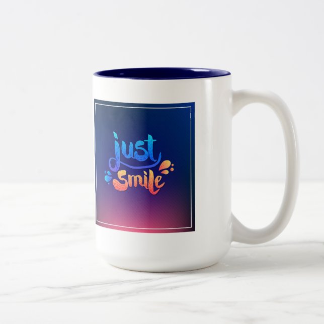Taza Bicolor Apenas sonrisa (Derecha)