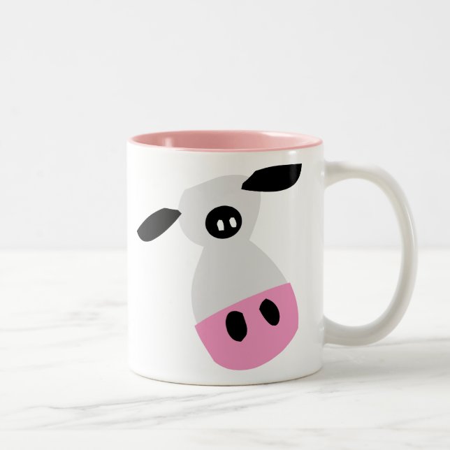 Taza Bicolor Apenas una vaca (Derecha)
