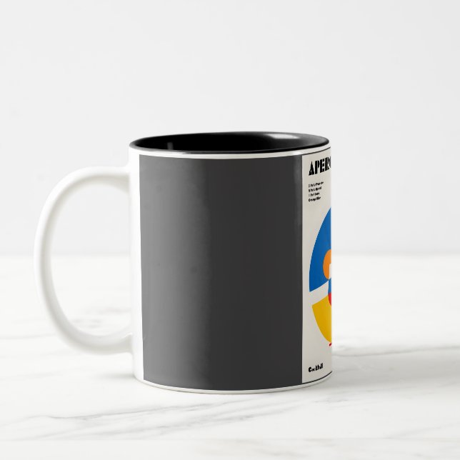 Taza Bicolor Aperol Spritz Cocktail (Izquierda)