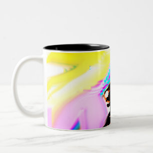 Taza Bicolor Apertura de Golden Retriever