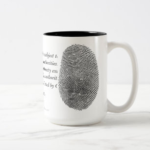 Taza Bicolor Aplicación de la ley