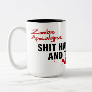 TAZA BICOLOR APOCALIPSIS DEL ZOMBI