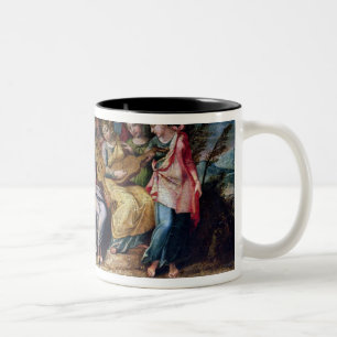 Taza Bicolor Apolo y las musas, 1600