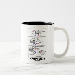 Taza Bicolor Apoptosis (muerte celular de la biología)