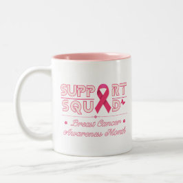 Taza Bicolor Apoyar el mes de sensibilización sobre el cáncer d