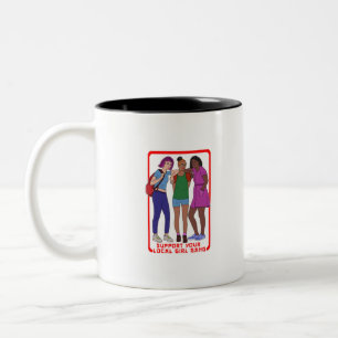 Taza Bicolor Apoye a su grupo de Chicas local