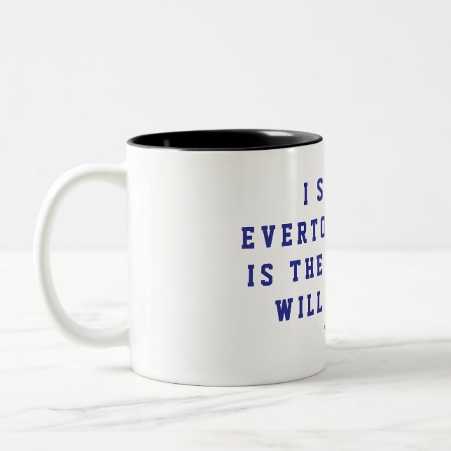 Taza Bicolor Apoyo a Everton Mug (Izquierda)