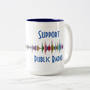 Taza Bicolor Apoyo a la radio pública