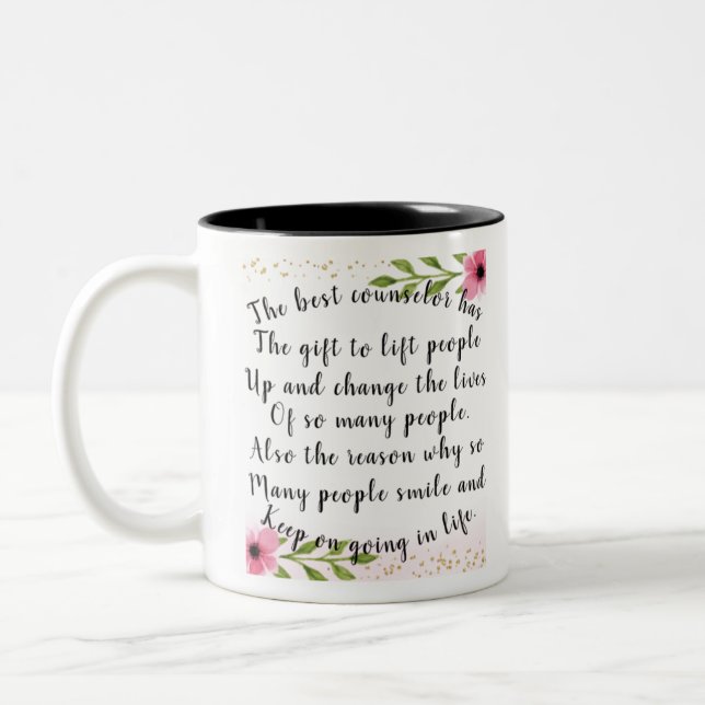 Taza Bicolor Apoyo a los buenos consejeros (Izquierda)