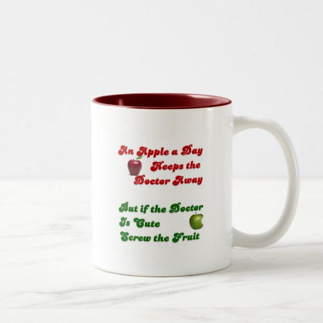 Taza Bicolor Apple al día…. (Derecha)