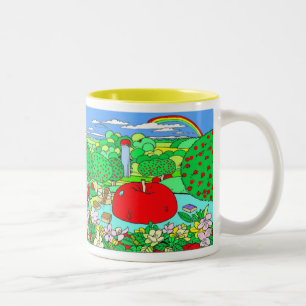 TAZA BICOLOR APPLE ATERRIZA