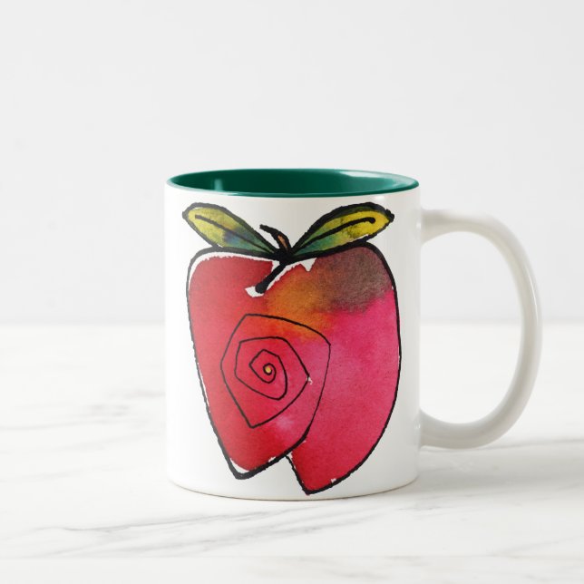 Taza Bicolor Apple caprichoso asalta (Derecha)