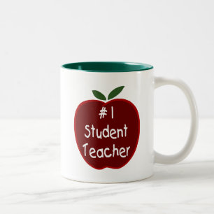 Taza Bicolor Apple para el profesor estudiante asalta