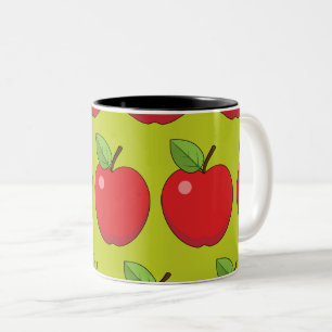 Taza Bicolor Apple Rojo