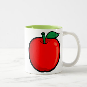 Taza Bicolor Apple; Verde