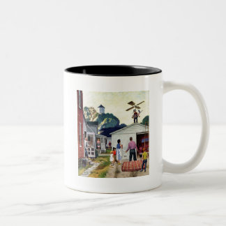 Taza Bicolor Aprender a volar