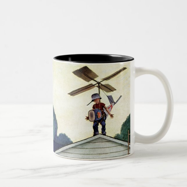 Taza Bicolor Aprendizaje volar (Derecha)