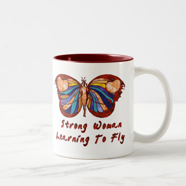Taza Bicolor Aprendizaje volar (Derecha)