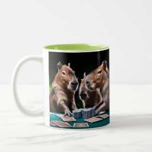 Taza Bicolor Apuestas de Capybaras