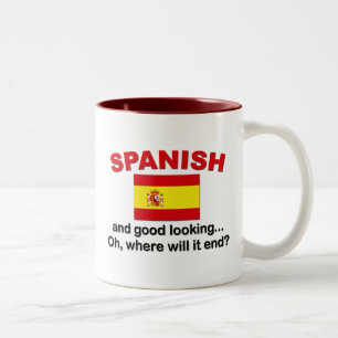 Taza Bicolor Apuesto y español