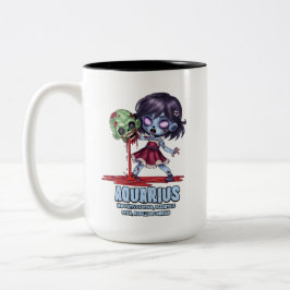 Taza Bicolor Aquarius Zombie
