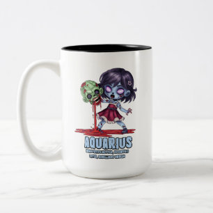 Taza Bicolor Aquarius Zombie