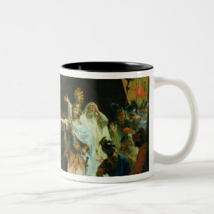 Taza Bicolor Aquiles tiene un conflicto con Agamemnon, 1776