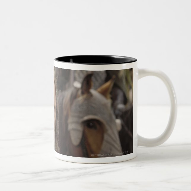 Taza Bicolor Aragorino con caballo (Derecha)