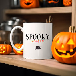 Taza Bicolor Araña de Halloween en temporada de fantasía