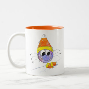 Taza Bicolor Araña de maíz dulce y dulce