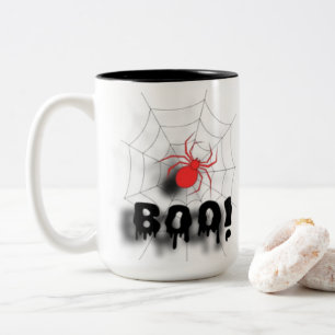Taza Bicolor araña web clásica mug.jpg