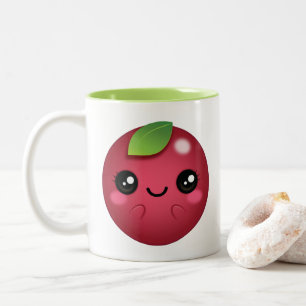 Taza Bicolor Arándano de Kawaii