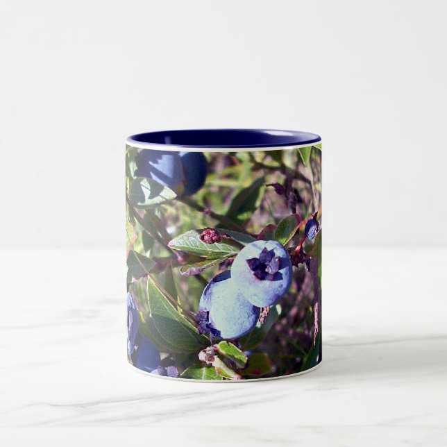 Taza Bicolor Arándanos deliciosos (Centro)