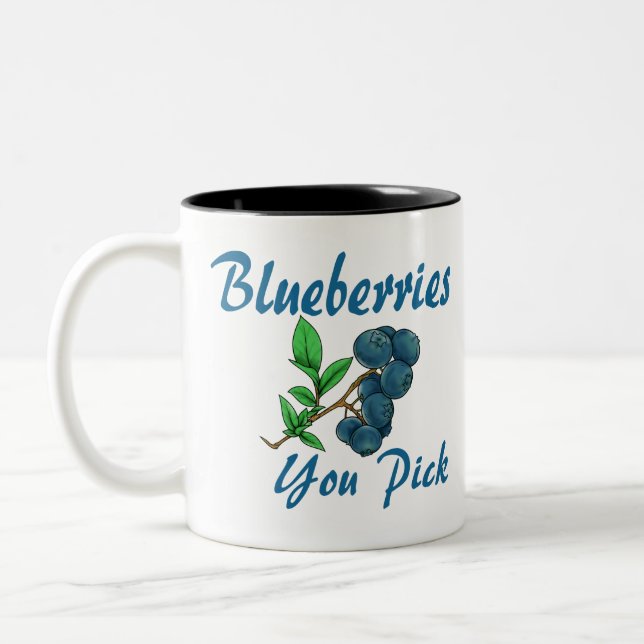 Taza Bicolor arándanos que elijas (Izquierda)